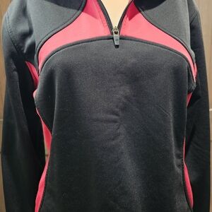 Obermeyer Black & Red Half-Zip Sport Pullover